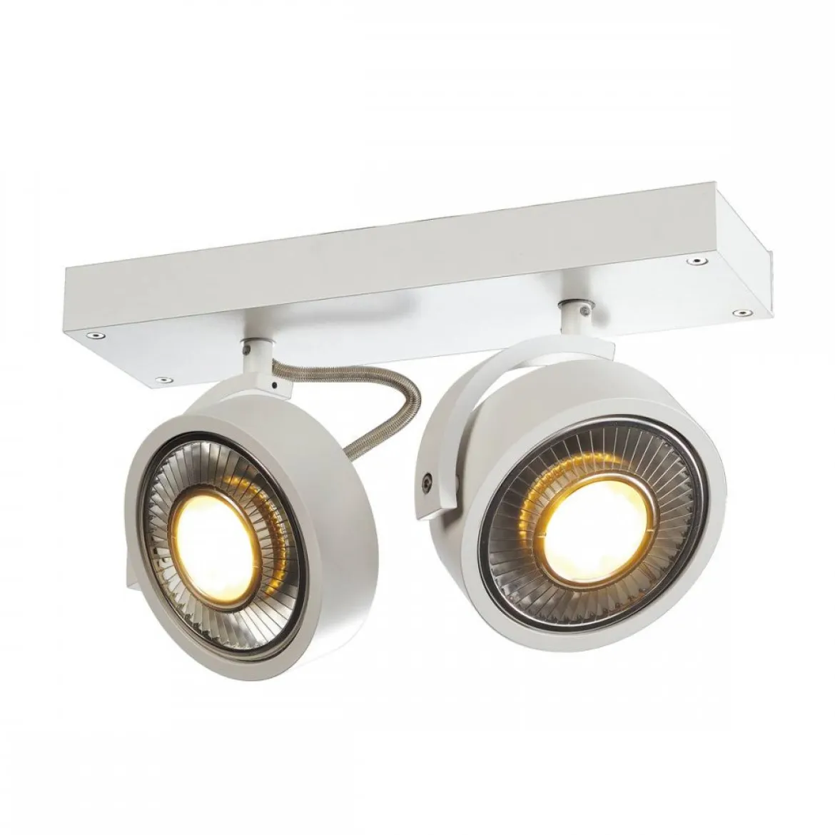 SLV No. 147311 KALU 2 QPAR111 Wand- und Deckenleuchte weiss max. 75W