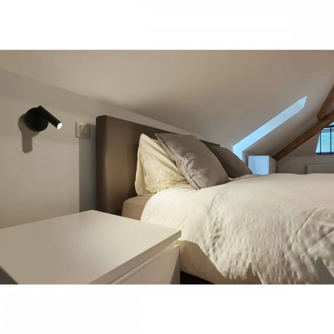 SLV No. 152340 KARPO 30 LED Wandleuchte schwarz 3000K mit Schalter