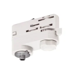 SLV No. 1001394 Leuchtenadapter für S-TRACK 3-Phasen-Aufbauschiene verkehrsweiß