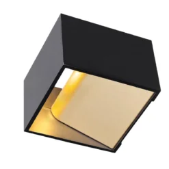 SLV No. 1000638 LOGS IN LED Wandleuchte schwarz messing 2000K-3000K Dim to Warm