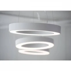 SLV No. 133841 MEDO PRO 60 RING Pendelleuchte weiss LED