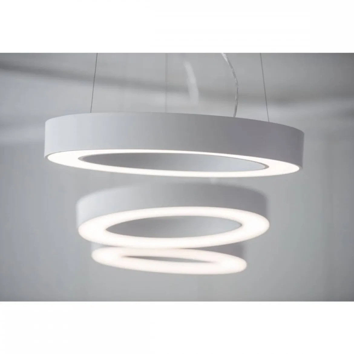 SLV No. 133841 MEDO PRO 60 RING Pendelleuchte weiss LED
