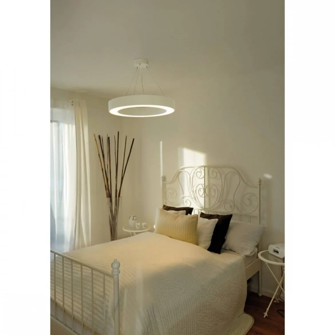 SLV No. 133841 MEDO PRO 60 RING Pendelleuchte weiss LED