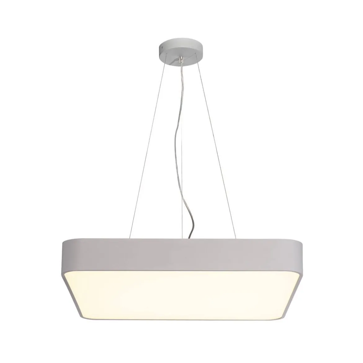 SLV No. 1000727 MEDO 60 SQUARE LED Deckenleuchte silbergrau 1-10V 3000K