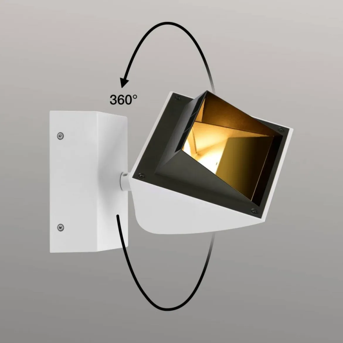 SLV No. 1001468 MERADO FLOOD WL LED Indoor Wandaufbauleuchte weiß 3000K 40°
