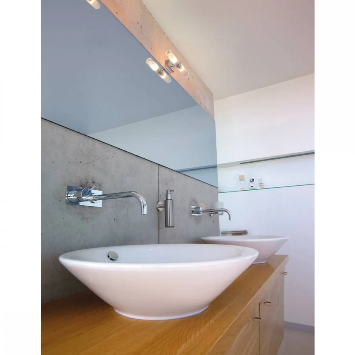 SLV No. 151282 MIBO WALL UP-DOWN Wandleuchte chrom 2xG9 IP21