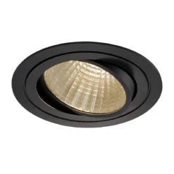 SLV No. 114270 NEW TRIA 150 LED Einbauleuchte rund 3000K 2425lm 30° schwarz