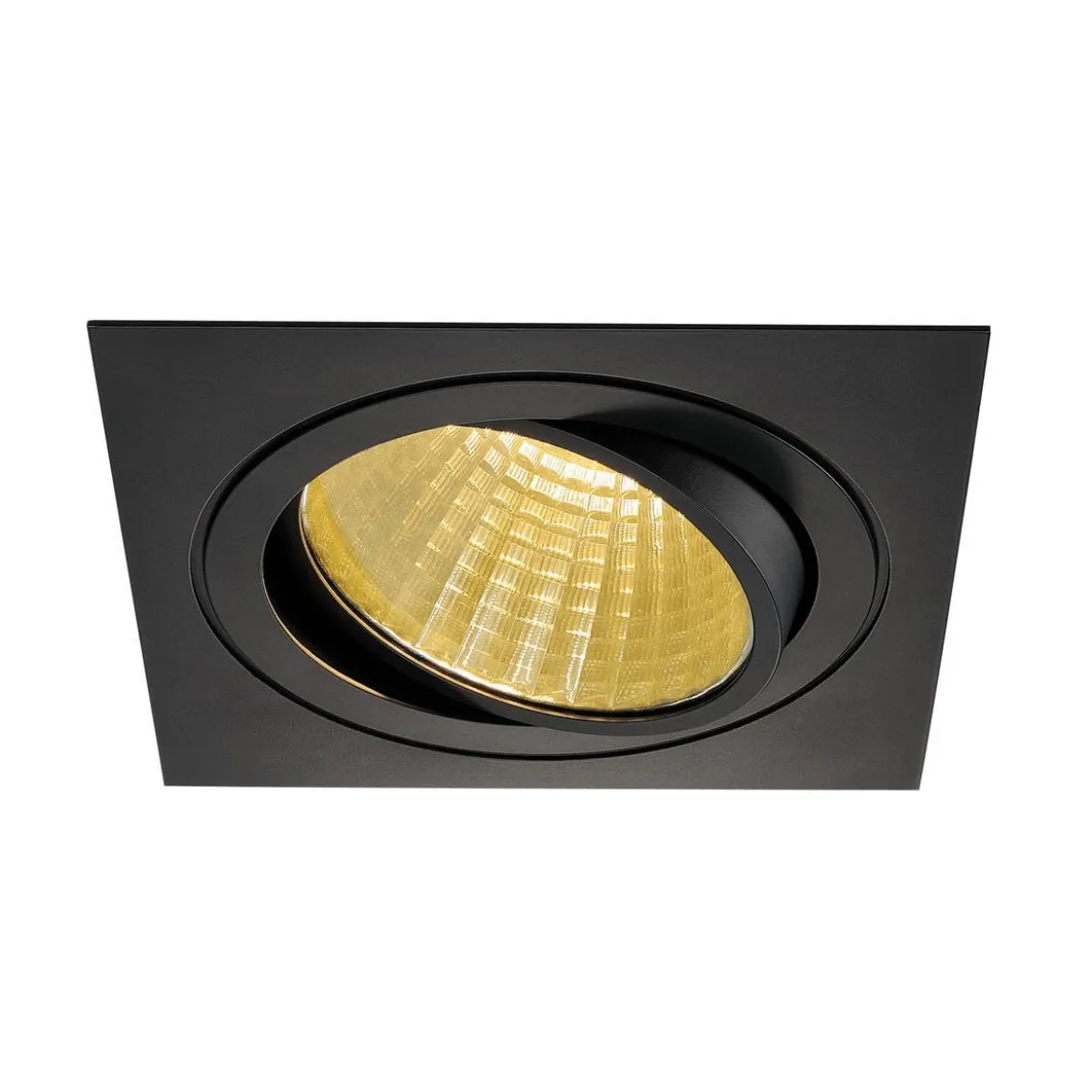 SLV No. 114280 NEW TRIA 150 LED Einbauleuchte eckig 2700K 2210lm 30° schwarz
