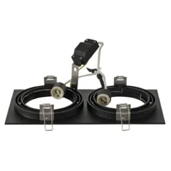 SLV No. 113840 NEW TRIA 300 SQUARE Einbauleuchte schwarz GU10 max. 2x75W