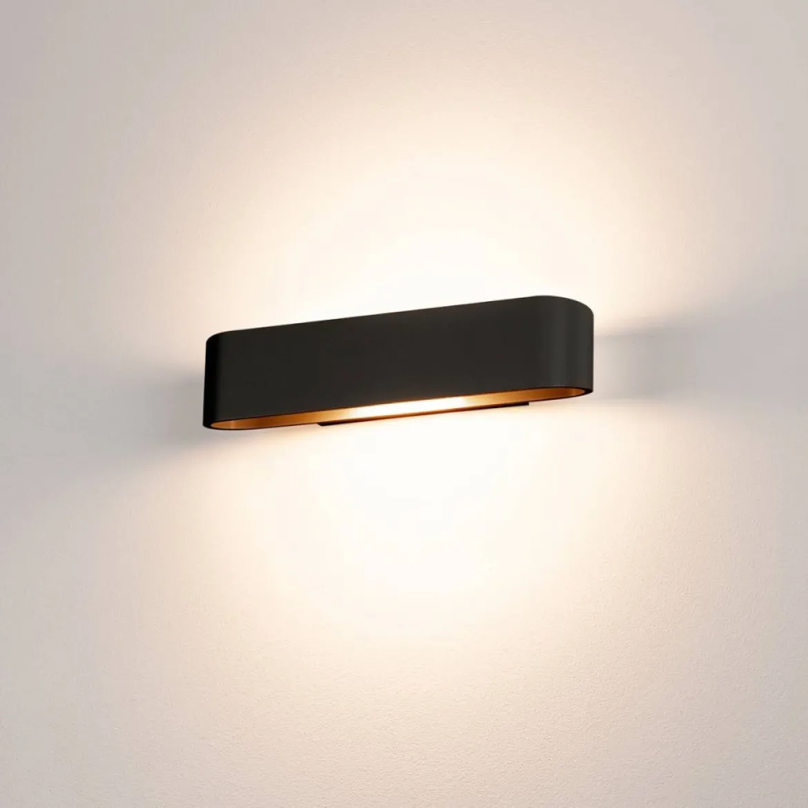 SLV No. 151410 OSSA 300 Wandleuchte oval matt black R7s 118mm max. 120W up and down