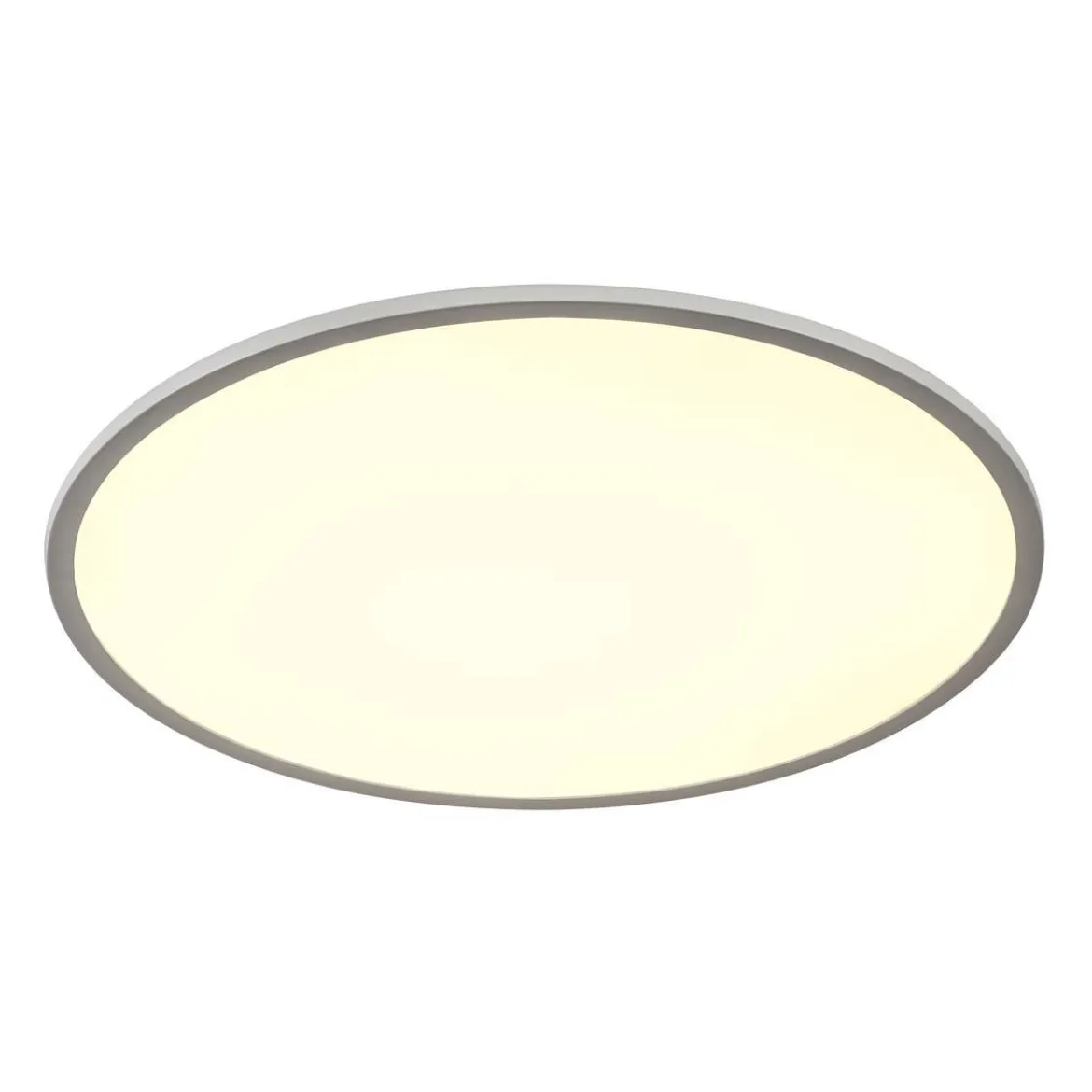 SLV No. 1000786 PANEL 60 rund LED Indoor Deckenaufbauleuchte silbergrau 4000K