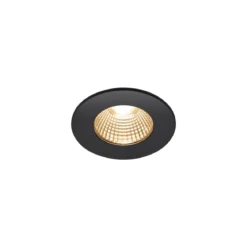 SLV No. 1002098 PATTA-I LED Outdoor Deckeneinbauleuchte rund DL IP65 schwarz 1800-3000K