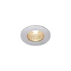 SLV No. 1002100 PATTA-I LED Outdoor Deckeneinbauleuchte rund DL IP65 silber 1800-3000K