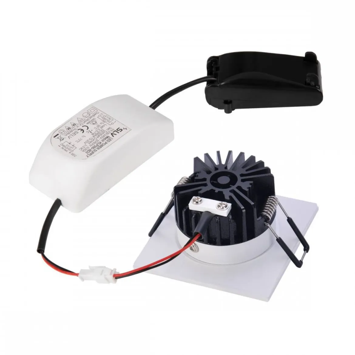 SLV No. 1002102 PATTA-I LED Outdoor Deckeneinbauleuchte eckig IP65 weiß 1800-3000K