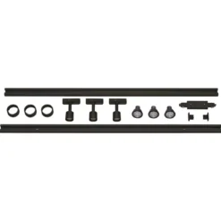 SLV No. 143190 1-Phasen Hochvolt-Set 3-flammig schwarz 3 x PURI und LED Leuchtmittel