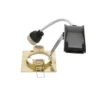 SLV No. 1002206 PIKA QPAR51 quadratisch Deckeneinbauleuchte messing starr max. 50W