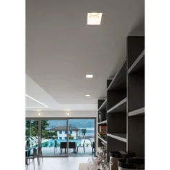 SLV No. 148071 PLASTRA Downlight GU10 eckig weisser Gips