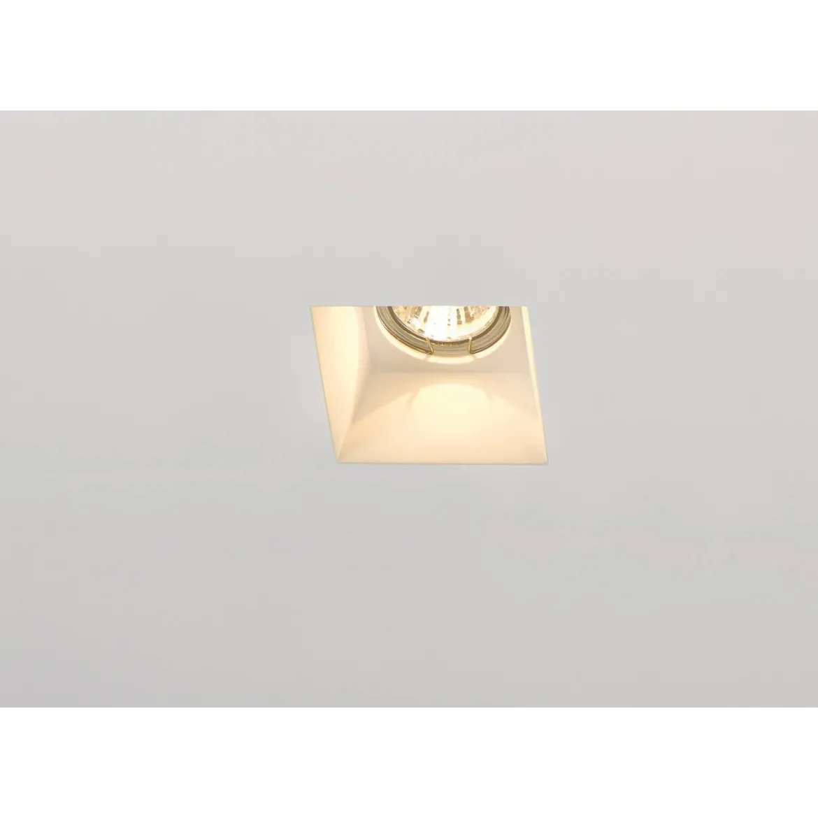 SLV No. 148071 PLASTRA Downlight GU10 eckig weisser Gips