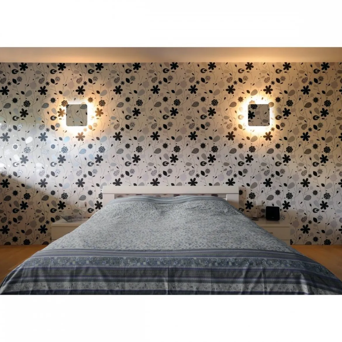SLV No. 148019 PLASTRA SQUARE Wandleuchte eckig weisser Gips LED 3000K