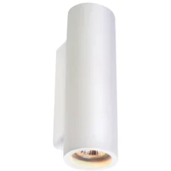 SLV No. 148060 PLASTRA Wandleuchte Gips rund 2xGU10 weiß