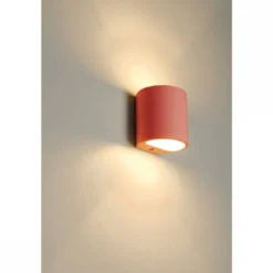 SLV No. 148016 PLASTRA Wandleuchte GL 104 ROUND weisser Gips G9 max. 42W