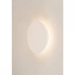 SLV No. 148091 PLASTRA Wandleuchte LED 3000K rund weißer Gips Ø 26cm