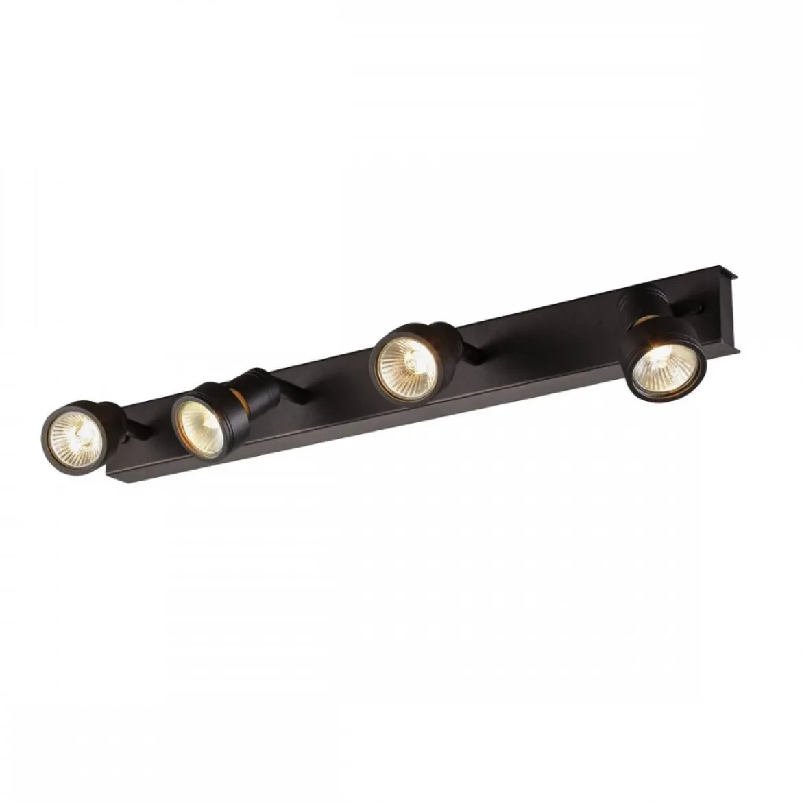 SLV No. 1002029 PURI CW Wand- und Deckenaufbauleuchte quad GU10 schwarz 4x50W