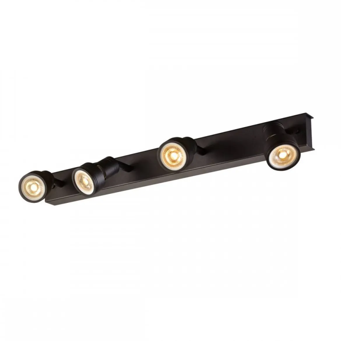 SLV No. 1002029 PURI CW Wand- und Deckenaufbauleuchte quad GU10 schwarz 4x50W