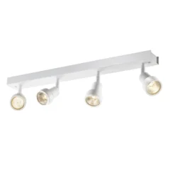 SLV No. 1002030 PURI CW Wand- und Deckenaufbauleuchte quad GU10 weiß 4x50W