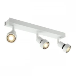 SLV No. 147381 PURI 3 Deckenleuchte weiss 3xGU10 max. 3x50W mit Decoring