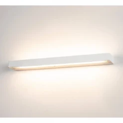 SLV No. 151781 SEDO 14 LED Wandleuchte eckig mattweiss Glas satiniert 59 cm