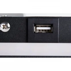 SLV No. 1003456 SOMNILA SPOT Indoor LED Wandaufbauleuchte 3000K schwarz Version rechts inkl. USB