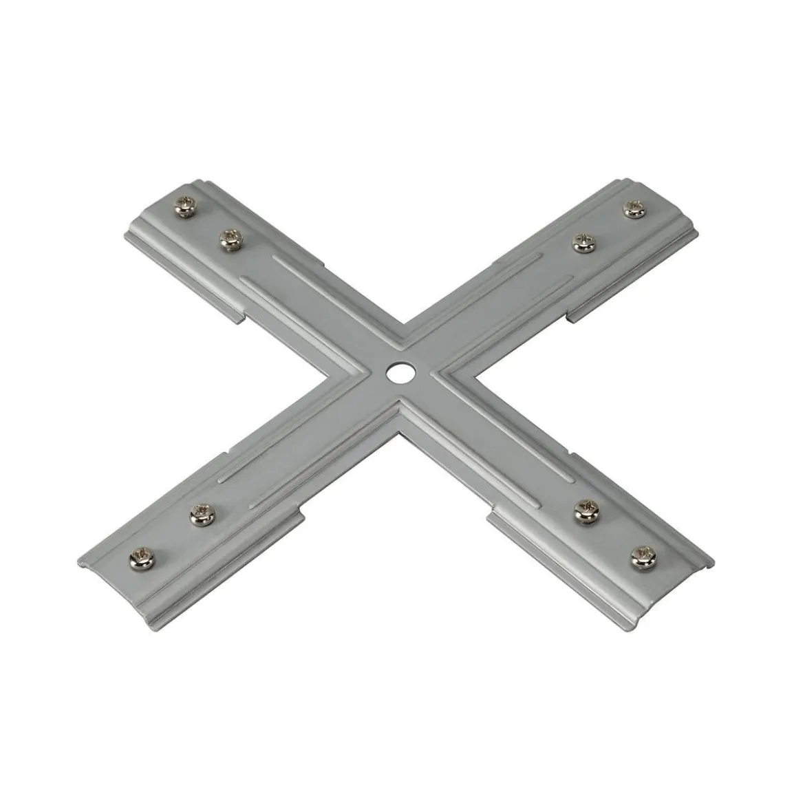 SLV No. 143169 Stabilisator X-Verbinder für 1-Phasen HV-Stromschiene nickel matt