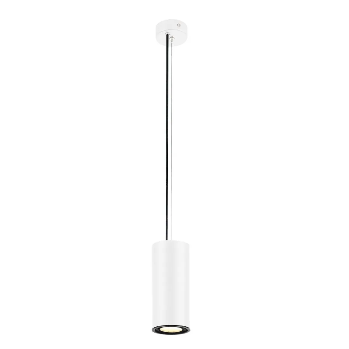 SLV No. 133121 SUPROS 78 Pendelleuchte rund weiss 3000K 60° Linse dimmbar