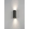 SLV No. 1000330 THEO UP DOWN QPAR51 Wandleuchte anthrazit max. 2x50W