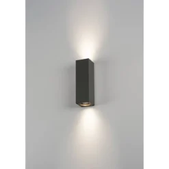 SLV No. 1000330 THEO UP DOWN QPAR51 Wandleuchte anthrazit max. 2x50W