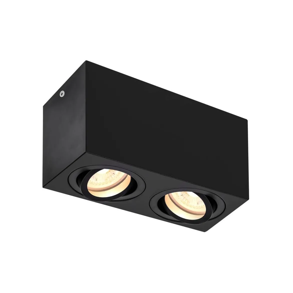 SLV No. 1002005 TRILEDO Double Indoor Deckenaufbauleuchte GU10 schwarz max 10W
