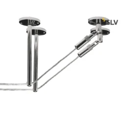 SLV No. 186342 UMLENKER für TENSEO Niedervolt-Seilsystem chrom  lang 2 Stück