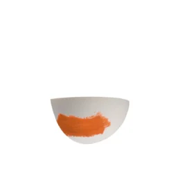 SLV No. 148013 Wandleuchte Plastra 101 E14 halb rund weisser Gips max. 40W