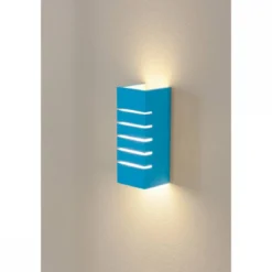 SLV No. 148010 Wandleuchte Plastra 100 SLOT eckig weisser Gips E14 max. 40W