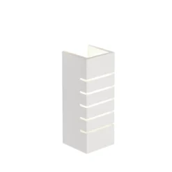 SLV No. 148010 Wandleuchte Plastra 100 SLOT eckig weisser Gips E14 max. 40W