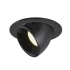 SLV 1006017 NUMINOS® GIMBLE L Deckeneinbauleuchte schwarz 4000K 55°