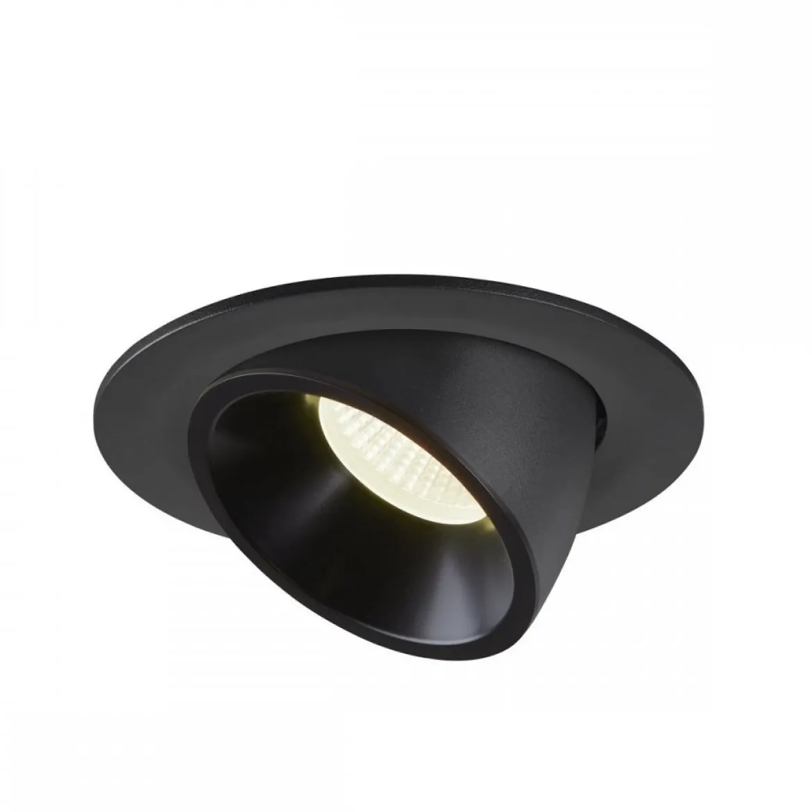 SLV 1006017 NUMINOS® GIMBLE L Deckeneinbauleuchte schwarz 4000K 55°