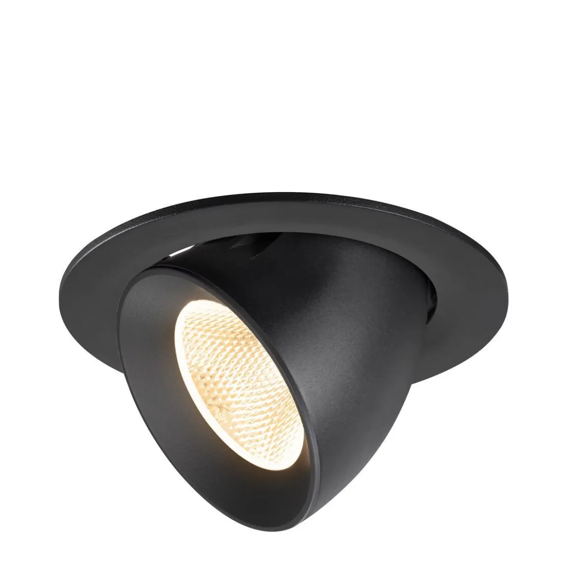 SLV 1009703 NUMINOS® GIMBLE L Deckeneinbauleuchte 2700K 20° schwarz