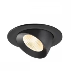 SLV 1009706 NUMINOS® GIMBLE L Deckeneinbauleuchte 2700K 40° schwarz