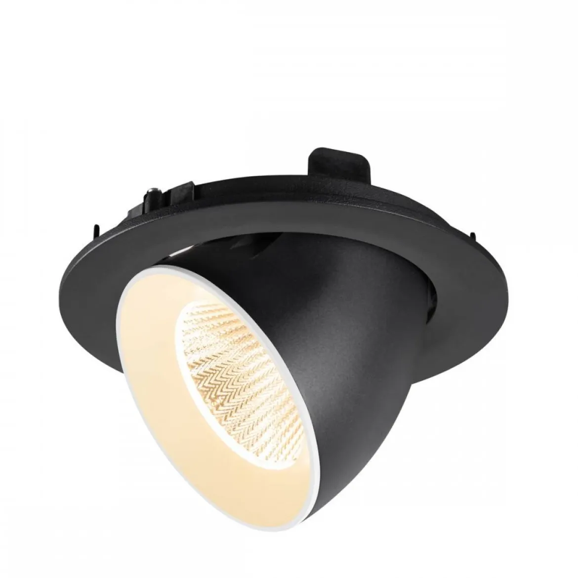 SLV 1009707 NUMINOS® GIMBLE L Deckeneinbauleuchte 2700K 40° schwarz weiß