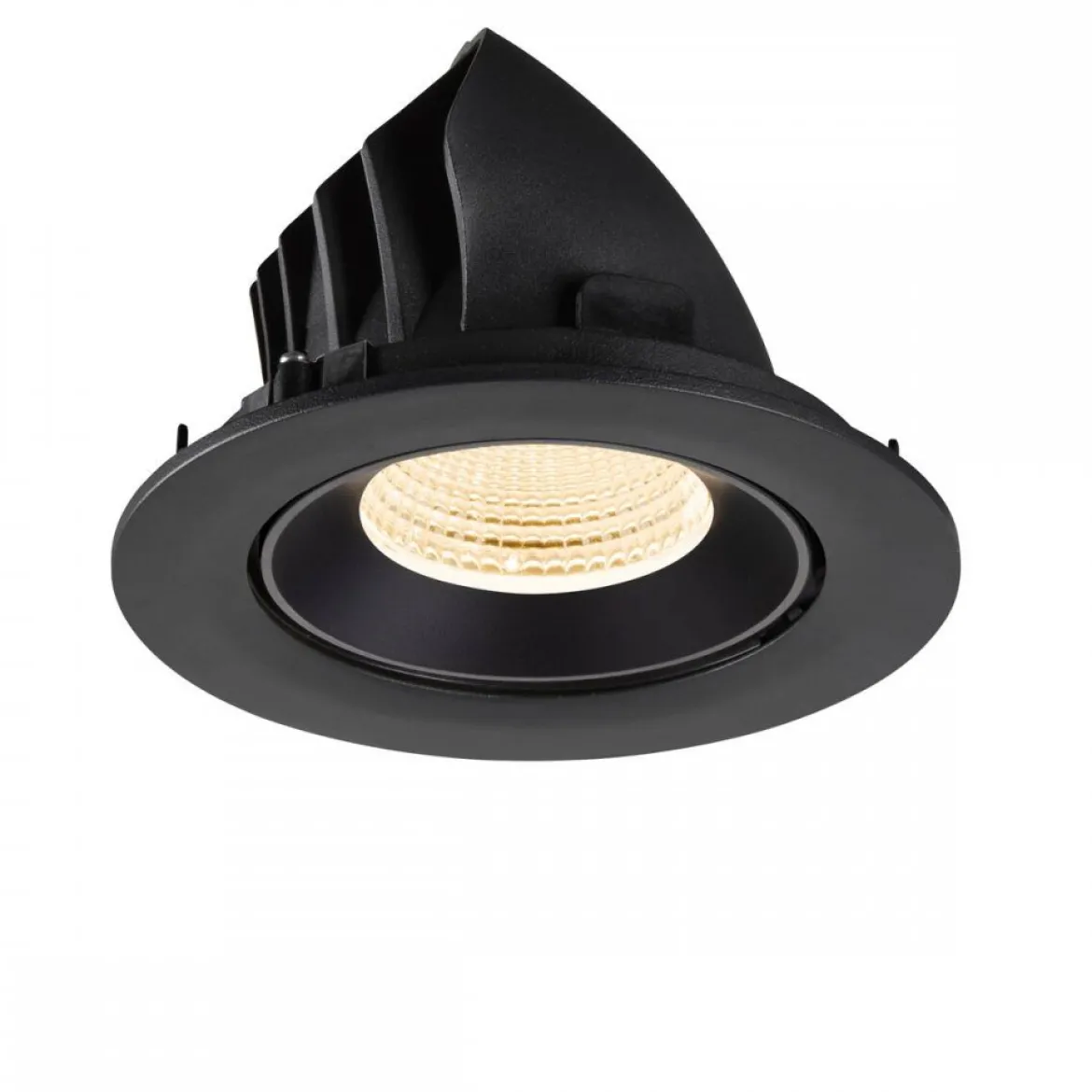 SLV 1009709 NUMINOS® GIMBLE L Deckeneinbauleuchte 2700K 55° schwarz