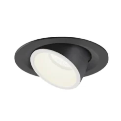 SLV 1009584 NUMINOS® GIMBLE M Deckeneinbauleuchte 4000K 55° schwarz weiß