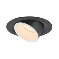 SLV 1009545 NUMINOS® GIMBLE M Deckeneinbauleuchte 2700K 40° schwarz weiß