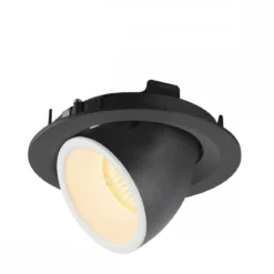 SLV 1009560 NUMINOS® GIMBLE M Deckeneinbauleuchte 3000K 20° schwarz weiß